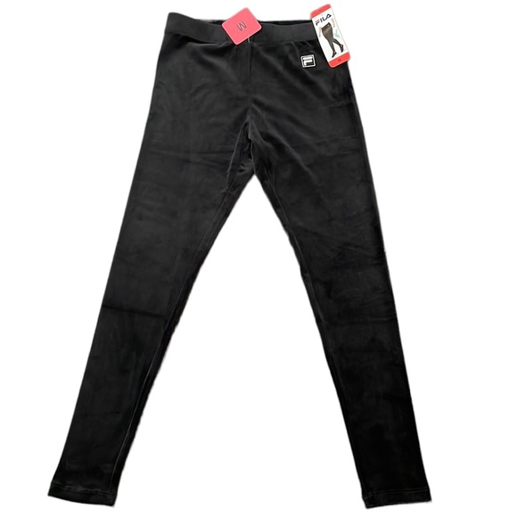 Fila -Women's Velvet Leggings - Picture 2 of 3